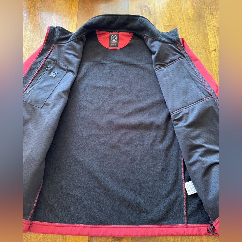 ATG x‎ Wrangler Trail jacket red long sleeve full zip men’s XL - Picture 3 of 4